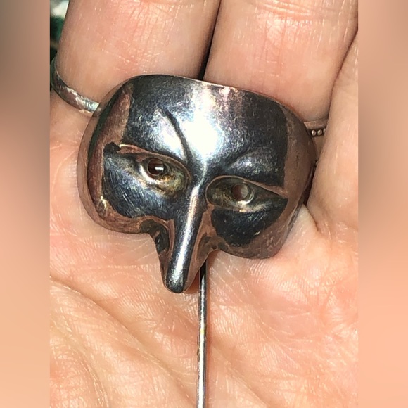 Unique Vintage Sterling Silver Stick Pin - Picture 2 of 9